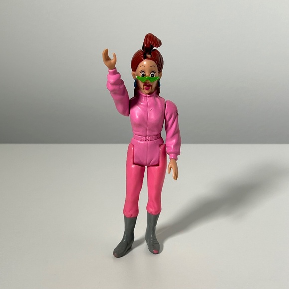 Vintage 80's The Real Ghostbusters Janine Melnitz Fright Features Action Figure - Picture 10 of 13